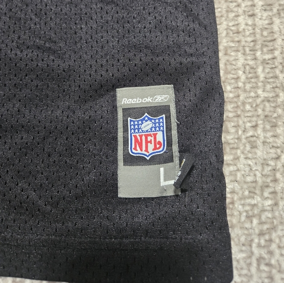 Reebok #7 Steelers Jersey Ben Roethlisberger Size Women's Large - Picture 3 of 6